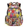 thumbnail image 1 of FKELYI Kids Backpack 17 Inch Spacious Schoolbag with Multi-Pockets for Elementary Student Camo Star Pug Dog Print School Bookbag Casual Daypack Boys Knapsack Rucksack, 1 of 7