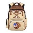 thumbnail image 1 of FKELYI Kids Backpack for Boys Girls Schoolbag Baseball Chocolate Drip Print 17 Inch School Bookbag with Multi-Pockets Daypack Lightweight Knapsack Rucksack for Outdoor, 1 of 7