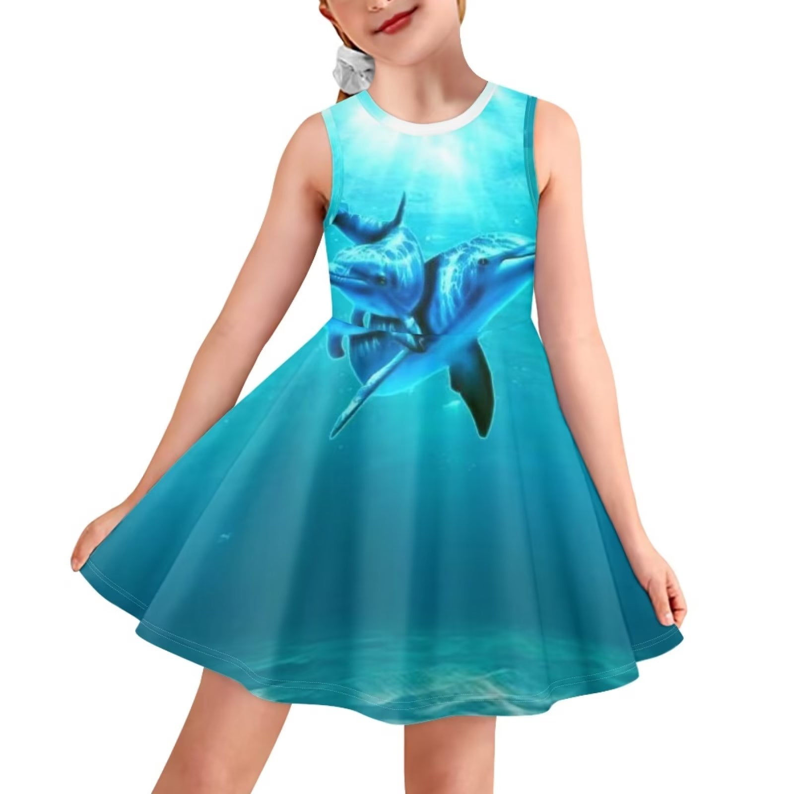 Girls Dolphin Costume