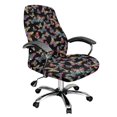 thumbnail image 1 of FKELYI Office Chair Cover Anti-Dust Swivel Chair Slipcover Stretchable Fabric Computer Chair Protector for Home Office Decoration, Colorful Butterfly Print, Large, 1 of 6