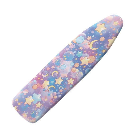 FKELYI Pink Blue Star Bubble Print Polyester Iron Padding Covers Ironing Board Covers Eco-Friendly Home Decoration Iron Accessories for Laundry Clothing Shop Home, XL