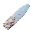 thumbnail image 1 of FKELYI Pink Butterfly Floral Oil Painting Print Ironing Board Cover Iron Padding Covers with Elastic Edge and Cozy Nose Pocket Home Accessories Heat Ressiatant for Laundry Using, L, 1 of 5