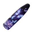 thumbnail image 1 of FKELYI Polyester Ironing Board Cover Heat Resistant Iron Padding Cover Home Accessories Iron Product for Home Clothing Shop, Gradient Butterfly Purple Print, L, 1 of 5