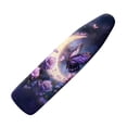 thumbnail image 1 of FKELYI Purple Rose Butterfly Moon Print Ironing Board Cover Iron Padding Covers with Elastic Edge and Cozy Nose Pocket Home Accessories Heat Resistant for Home Using, 2XL, 1 of 5