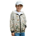 thumbnail image 1 of FKELYI Retro Daisy Floral Butterfly Print Kids Zip-Up Hoodies Long Sleeve Sweatshirt Boys Girls Jackets with Fleece Lining Fall Clothes Winter Hoodes Top, M, 1 of 6