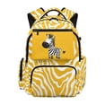 thumbnail image 1 of FKELYI Schoolbag for Boys Kids Backpack 17 Inch School Bookbag with Multi-Pockets for Elementary Student Cartoon Zebra Print Casual Daypack Spacious Rucksack Travel Bag, 1 of 7