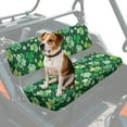 thumbnail image 1 of FKELYI St.Patrick's Day UTV Seat Cover Dustproof Powersports Seats Covers Green Clover Leaf Print Mule Bench Seat Cover Compatible with Mule SX 2017-2023, 1 of 7