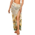thumbnail image 1 of FKELYI Sunflower Musical Note Butterfly Print Women's Sarong Wraps Beach Cover Up Soft Swimwear Cover Ups Sheer Fabric Pareo Breathable Beachwear Dress for Lady Summer Spring, 1 of 6