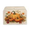thumbnail image 1 of FKELYI Thanksgiving Pumpkin Toaster Cover Durable Happy Fall Kitchen Appliance Protection Cover Washable Toaster Covers 4 Slice Wide Slot Large, 1 of 7