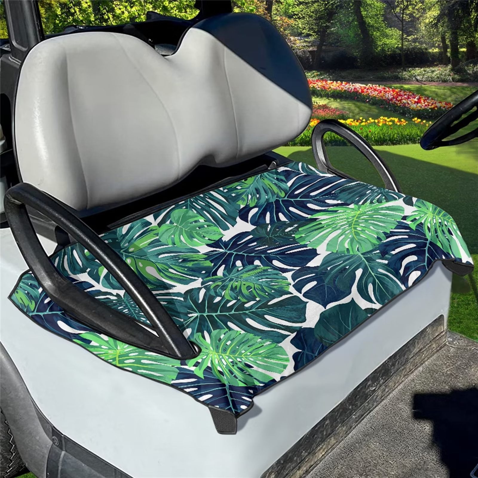 FKELYI Waterproof Golf Cart Seat Cover for All Seasons Dustproof Palm