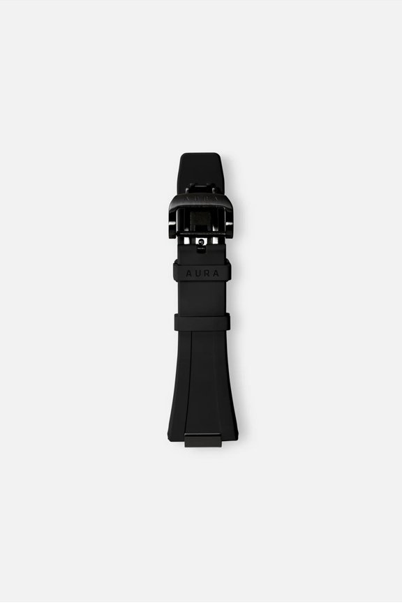 FKM Rubber Strap: Black/Black