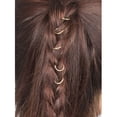 thumbnail image 1 of FKMJH 5PC Accessory Women Hip-Hop Braid Hand Cross Star Ring Hair Clips Band and Multicolor4 Hairband for Women, 1 of 2
