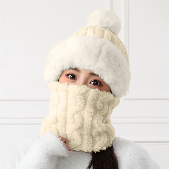 FKMJH Bucket Hats Hat for Women Fashionable Warm Windproof Hat Easy to Wear Bomber Hats Sun Hat