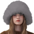 thumbnail image 1 of FKMJH Travel Cap Bomber Hats Plush Earflap Hat Cold Proof Hat for Warm & Stylish Autumn/Winter Hat for Women Sun Hat, 1 of 4