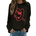 thumbnail image 1 of WCJM Valentine's Day Sweatshirt for Women Valentine's Day Sweatshirt for Women Comfortable Pullover Gifts for Girlfriend Cute Love Heart Graphic Hoodie Valentine's Day Gift Ideas, 1 of 4