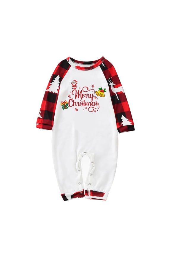 White Christmas Family Pajamas Matching Sets Merry Christmas Printed Home Clothes Pajamas Soft and Funny Christmas Pajamas
