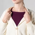 thumbnail image 1 of FKMJH Womens Detachable Collar Dickey Half High Neck Fake Collar Removable Shirt Collars Striped Lightweight Cotton Soft Adjustable Blouse Accessories for Party Office Daily 2026, 1 of 8
