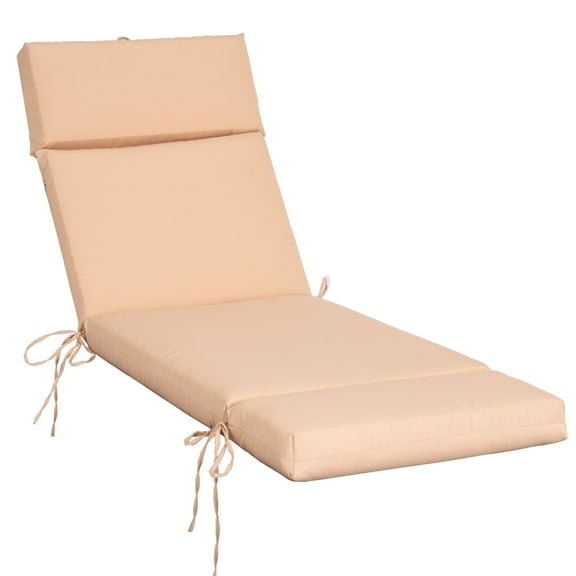 FKS LIFE Chaise Lounge Cushion 70x22.3x3.4 Inch Outdoor Lounge Chair Cushions, Lounger Pad Replacement with Fade-Resistant, Removable & Machine-Washable Covers, Ideal for Patio Chaise Chairs