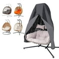 thumbnail image 1 of FKS LIFE Patio Egg Chair Covers Waterproof Heavy Duty Weather Resisatnt Outdoor Chair Cover, Windproof Hanging Chair Cover, Double Egg Swing Chair Covers, 1 of 5