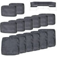 thumbnail image 1 of FKSLIFE 23.6"×23.6"×3.35" Outdoor Patio Cushion Covers with Zipper 14 Pack Waterproof Slipcovers, 1 of 8