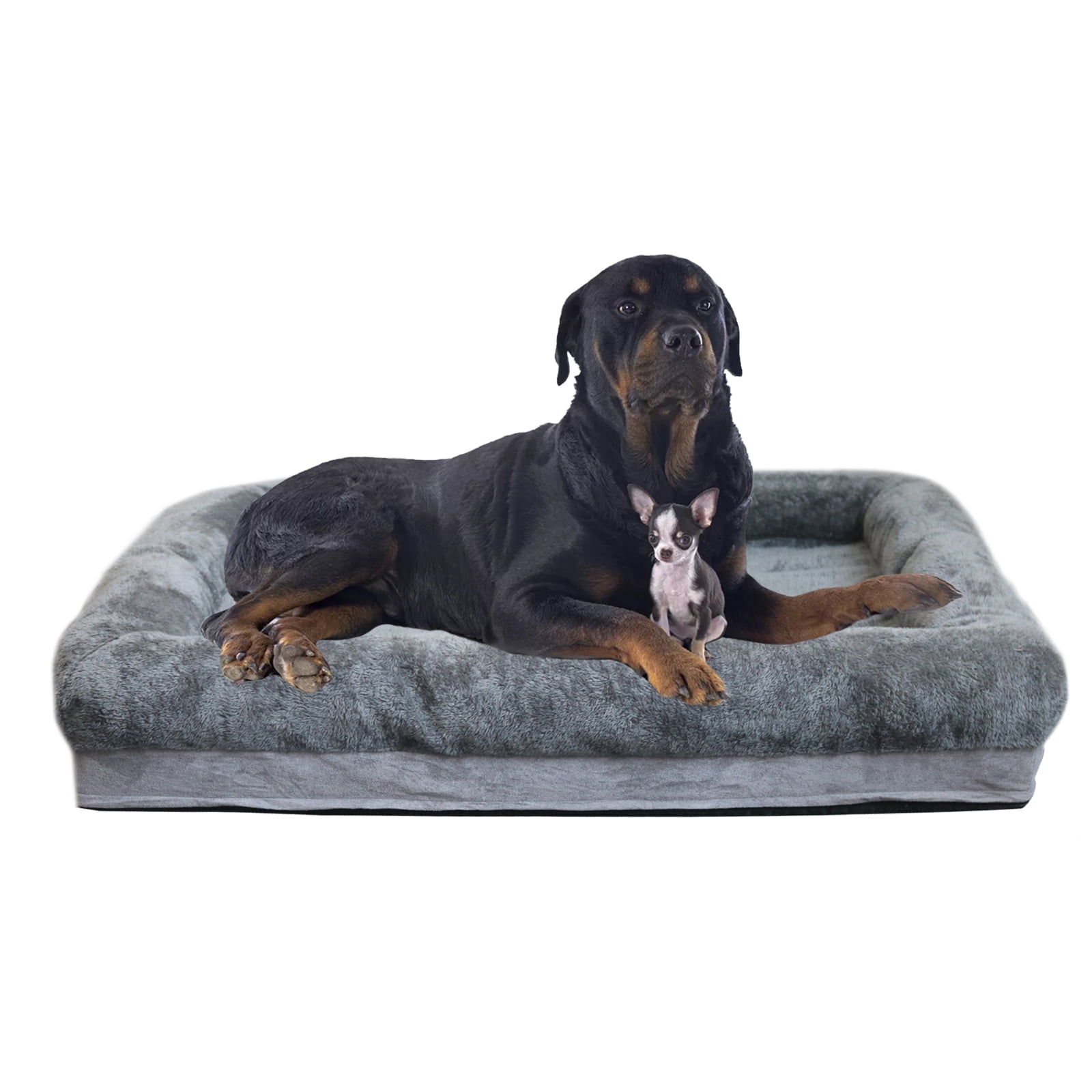 FKSLIFE Luxury Dog Bed Orthopedic Dog Beds Removable Machine Washable Cover and Waterproof Liner Pad Pet Bed