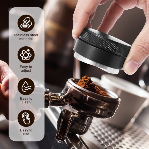 Fkszll 53mm Coffee Distributor,Espresso Distribution Tool, Coffee Leveler Compatible with Breville 54mm Portafilter- Professional Espresso Distributor Leveler Tool