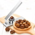 thumbnail image 1 of FKSZLL Chestnut Peeler Tool with Finger Guards Heavy Duty 304 Stainless Steel Nut Cracker Tool with Ergonomic Handle for Peeling Built in Precision Blade for Hazelnut Almond Walnut, 1 of 10