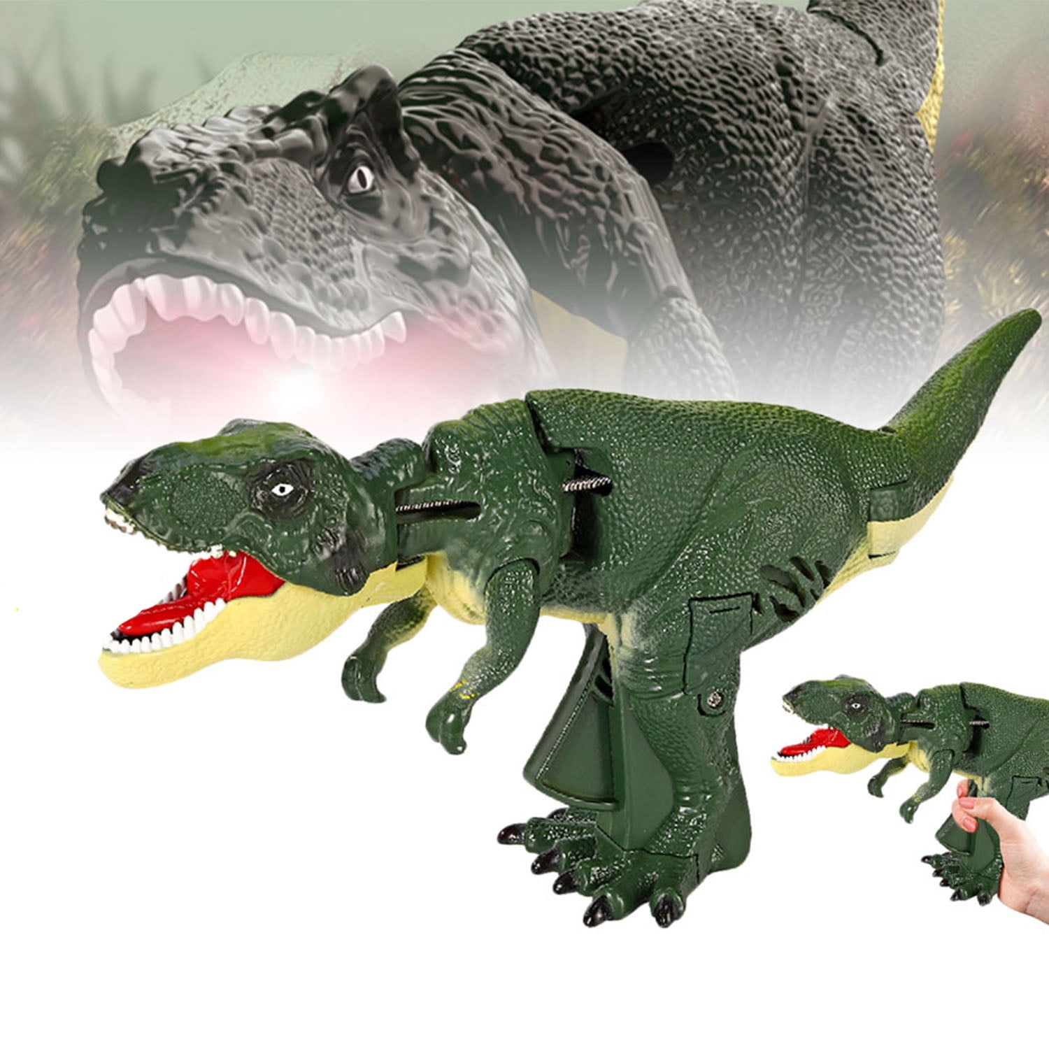 FKTOY Dinosaur Toys Trigger The T Rex Grabber Toys Handheld Press Dino ...
