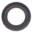 thumbnail image 1 of FL 1 Pcs Solid Tires 10x2.125 Electric Scooter Wheels Replacement Tire Front or Rear Honeycomb Tires Solid Hole Shock Absorber Non-Pneumatic (Red), 1 of 7