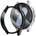 thumbnail image 1 of FL 2-Pack Compatible with Samsung Galaxy Watch 7 Screen Protector 40mm/44mm Accessories for Men Women, Durable Case with Tempered Glass HD Full Protective Cover for Galaxy Watch 7 Case, 1 of 7