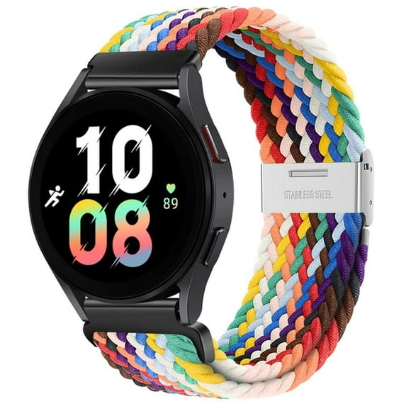 FL 20mm Sport Loop Bands Compatible with Samsung Galaxy Watch 7 6 5 4 Band 40mm 44mm/Watch 5 Pro 45mm/Galaxy Watch 4 6 Classic Band 42mm 46mm 43mm 47mm/Watch 3 41mm/Active 2