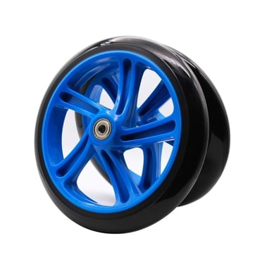2-Pack 200mm Scooter Wheels With ABEC-9 Bearings - Replacement Wheels For Razor & Adult Kick Scooters