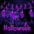 thumbnail image 1 of FL 30 LED Halloween String Lights, Cute Battery Operated Ghost String Lights Indoor  Fireplace Party Porch Room Halloween Decorations, 1 of 7