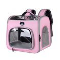 thumbnail image 1 of FL Dog Carrier Bag Pet Double Shoulder Backpack Sturdy Frame Breathable Foldable Dog Bag For  For Small And Medium Pets, 1 of 5