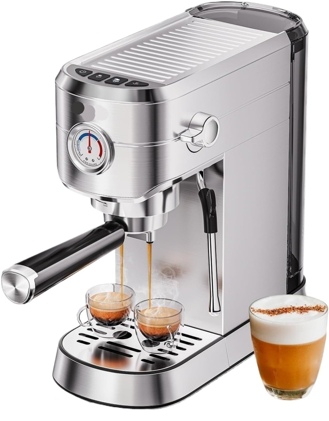 FL Home Stainless Steel Espresso and Compact Cappuccino Coffee Makers, Excellent Gifts