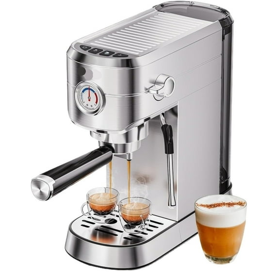 FL Home Stainless Steel Espresso and Compact Cappuccino Coffee Makers, Excellent Gifts