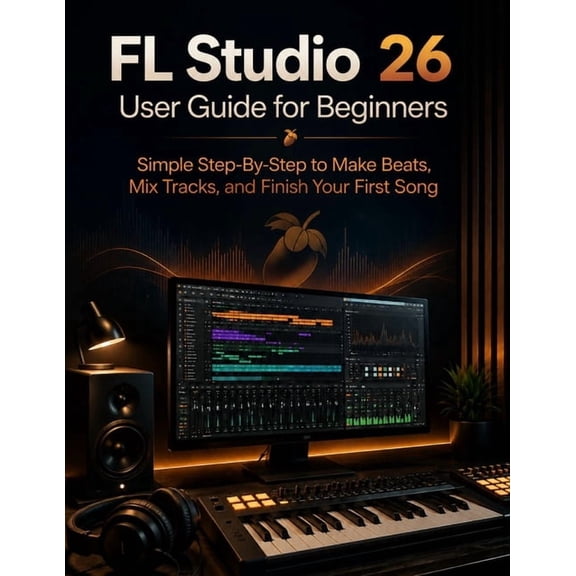 FL Studio 26 User Guide for Beginners: Simple Step-By-Step to Make Beats, Mix Tracks, and Finish Your First Song, (Paperback)