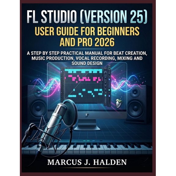 FL Studio (Version 25) User Guide for Beginners and Pro 2026: A Step by Step Practical Manual for Beat Creation, Music P, (Paperback)