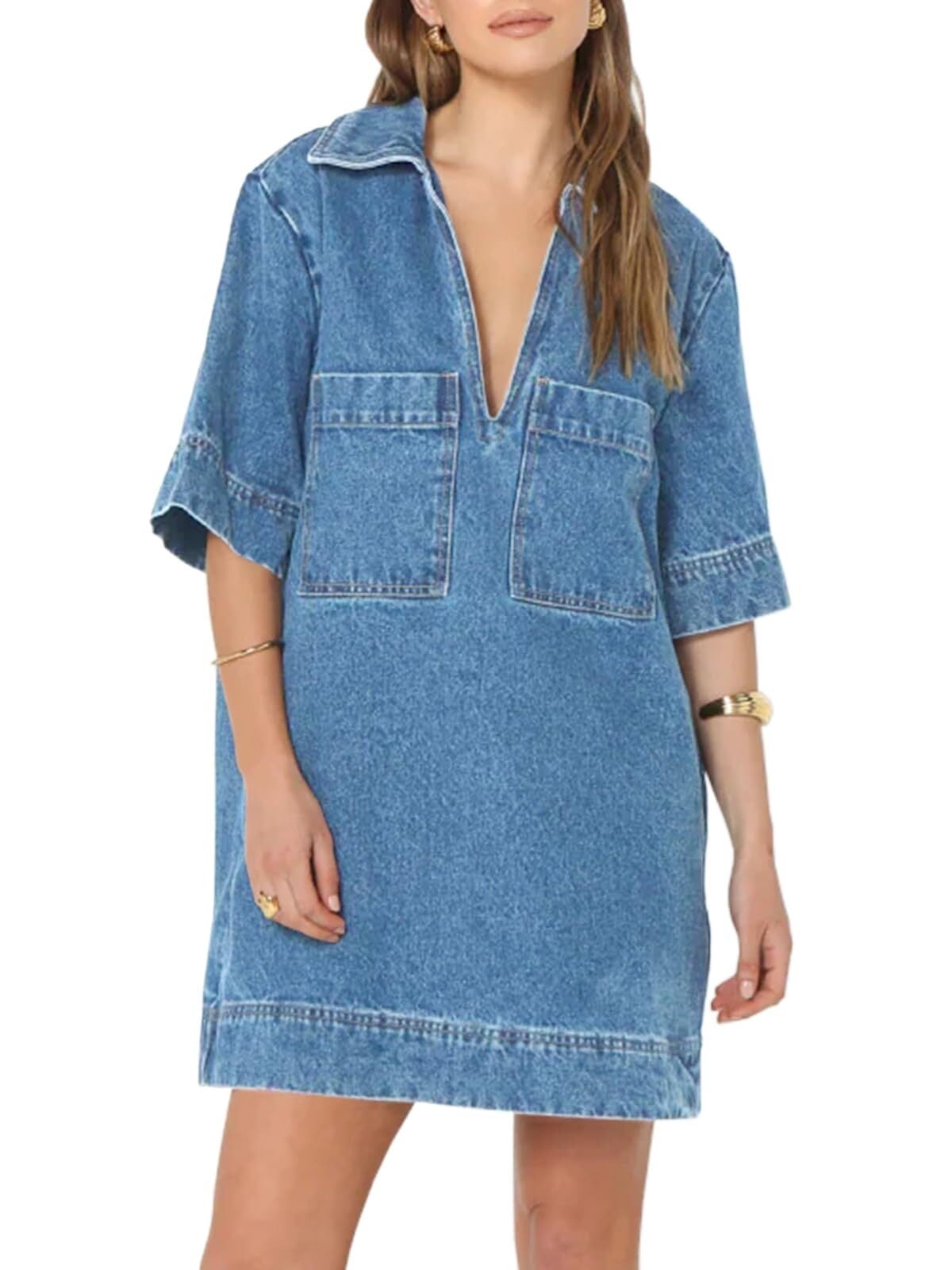 Casual Denim Dress main image 1