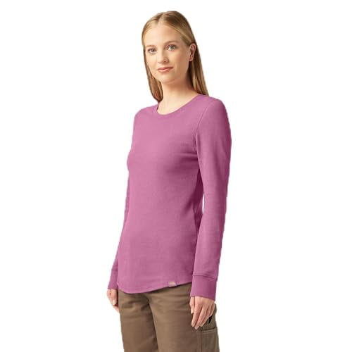 FL198 DICKIES WOMEN'S THERMAL LONG SLEEVE SHIRT SIZE M PINK