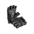 thumbnail image 1 of FL2250-M, Top Grain Leather Half Finger Gloves, Padded Palm, Hook & Loop Closure, 1 of 8