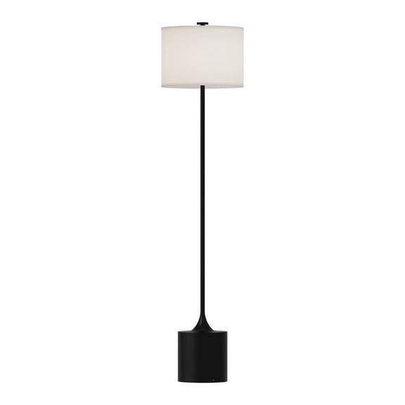 FL418761MBIL-Alora Lighting-Issa - 1 Light Floor Lamp-61.25 Inches Tall and 14 Inches Wide-Matte Black Finish