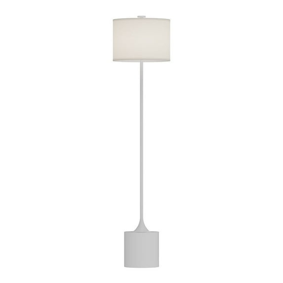 FL418761WHIL-Alora Lighting-Issa - 1 Light Floor Lamp-61.25 Inches Tall and 14 Inches Wide-White Finish