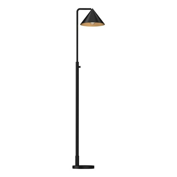 FL485058MB-Alora Lighting-Remy - 1 Light Floor Lamp-58.63 Inches Tall and 9.13 Inches Wide-Matte Black Finish