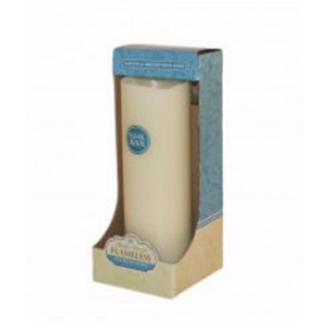 Ivory Flameless LED Wax Pillar Candle with Timer