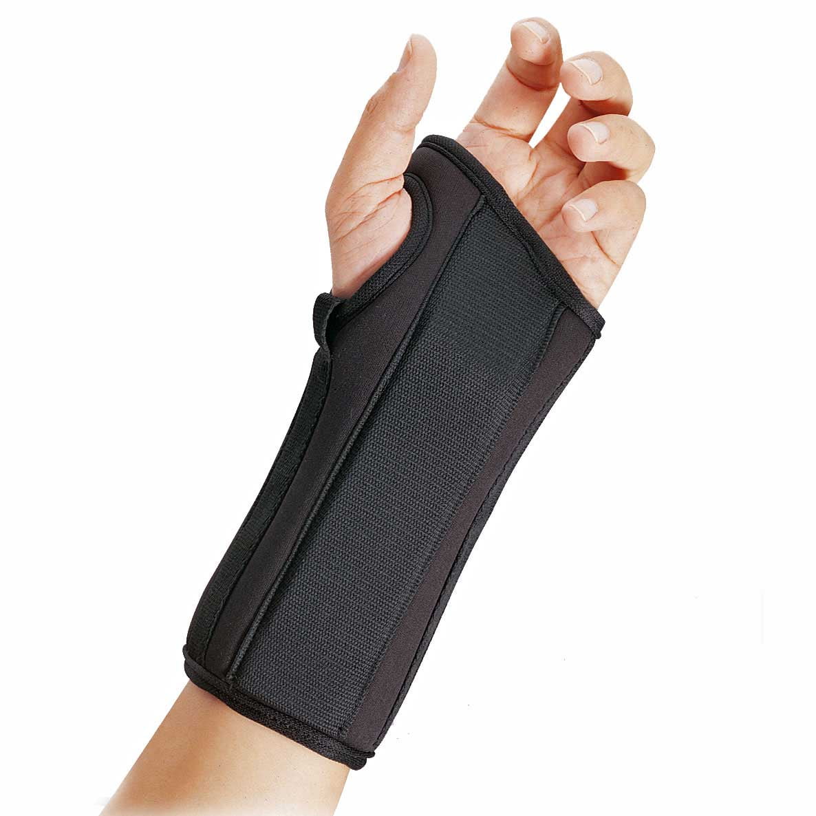 FLA Orthopedics 22-4501LBLK Pro-Lite 8 In. Wrist Splint Right Black XL
