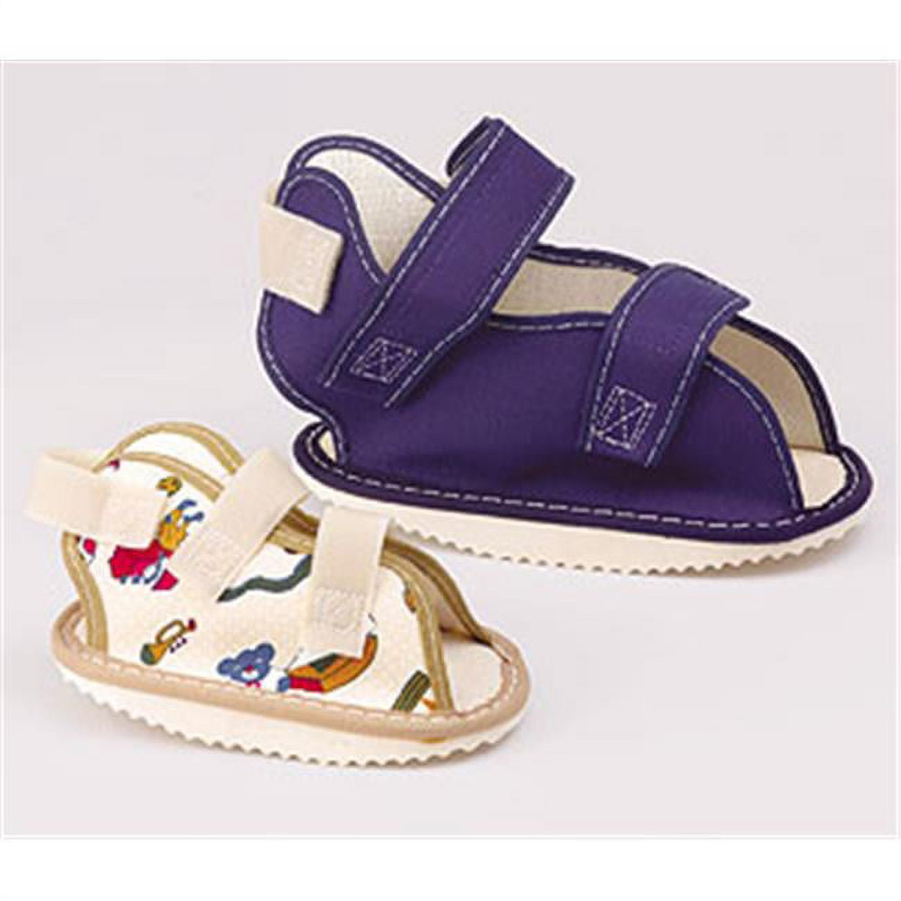 FLA Orthopedics 43-101204 Canvas Rocker Bottom Cast Shoe Navy Pediatric ...