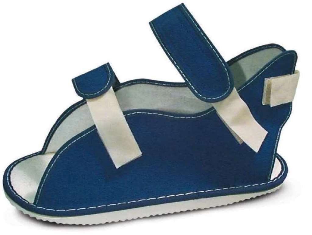 FLA Orthopedics Canvas Rocker Bottom Cast Shoe, Small Blue HSA/FSA ...