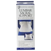FLA Orthopedics Standard White Back Support Adult Size 12+ Adult User 31-2083LSTD