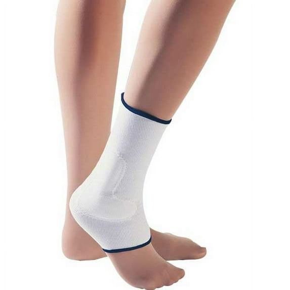 FLA Prolite 3D Left Ankle Support Braces White/Gray Left Foot Large
